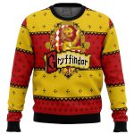 Harry Potter Gryffindor Ugly Christmas Sweater, All Over Print Sweatshirt