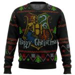 Get Festive with the Harry Potter Happy Christmas Ugly Sweater – Perfect for the Holidays!