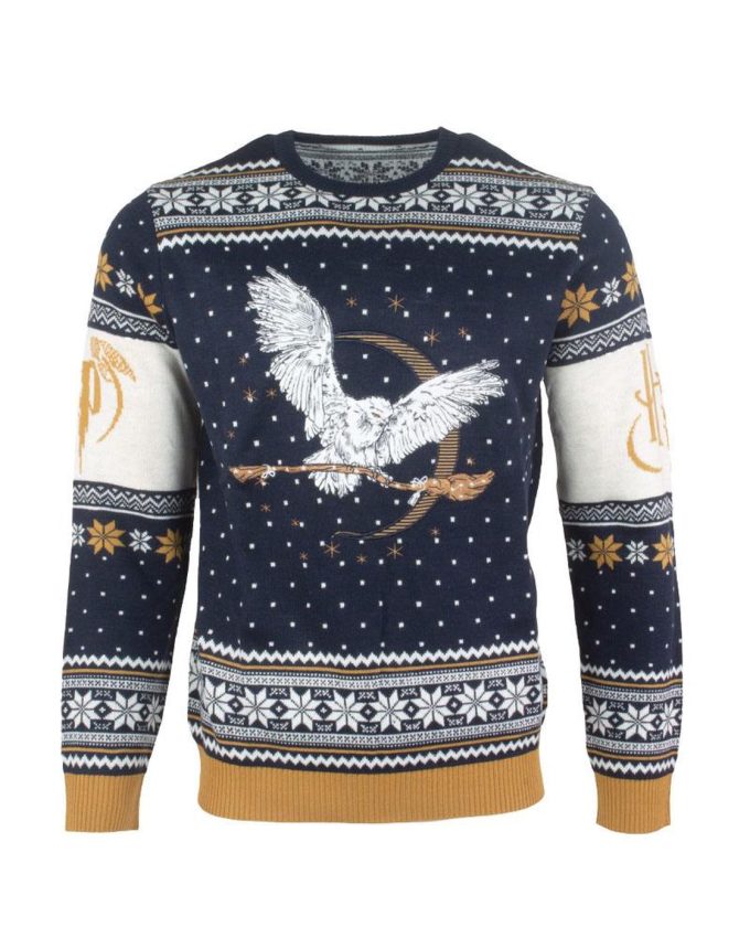 Harry Potter Hedwig Ugly Christmas Sweater, All Over Print Sweatshirt