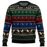 Hogwarts Houses Ugly Christmas Sweater – Harry Potter Fans Festive Delight