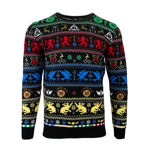 Harry Potter Houses For Unisex Ugly Christmas Sweater, All Over Print Sweatshirt