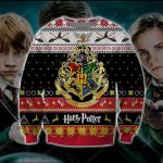 Harry Potter Knitting Pattern For Unisex Ugly Christmas Sweater, All Over Print Sweatshirt