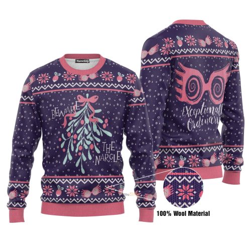Harry Potter Luna Lovegood Ugly Sweater for Adults