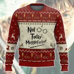 Harry Potter Not Today Mugglefucker Ugly Sweater
