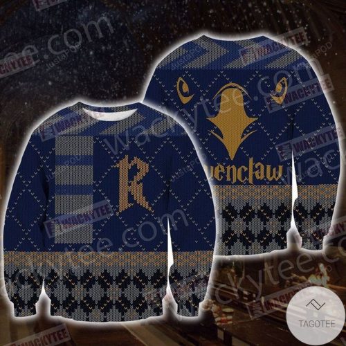 Ravenclaw Ugly Christmas Sweater: Harry Potter House Unisex Apparel