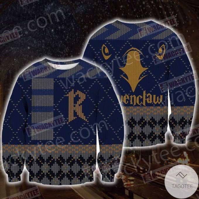 Harry Potter Ravenclaw House For Unisex Ugly Christmas Sweater, All Over Print Sweatshirt