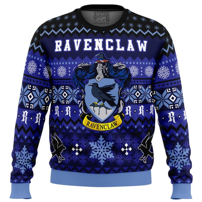 Magical Harry Potter Ravenclaw Ugly Christmas Sweater – Embrace the Wizarding World in Festive Style!