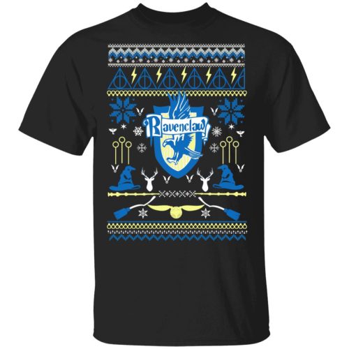 Harry Potter Ravenclaw Ugly Christmas Sweater, Long Sleeve