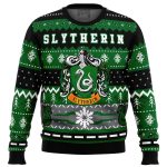 Enchant Your Holidays with Slytherin House Ugly Christmas Sweater – Harry Potter-Inspired Festive Attire
