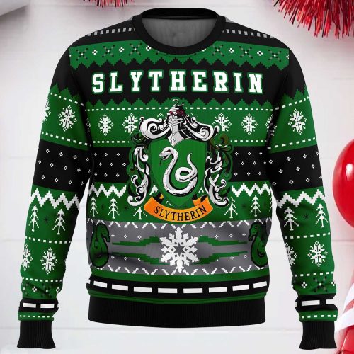 Harry Potter Slytherin House Ugly Christmas Sweater