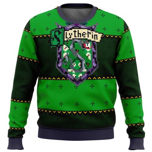 Get Festive with Harry Potter Slytherin Ugly Christmas Sweater - Exclusive Collection