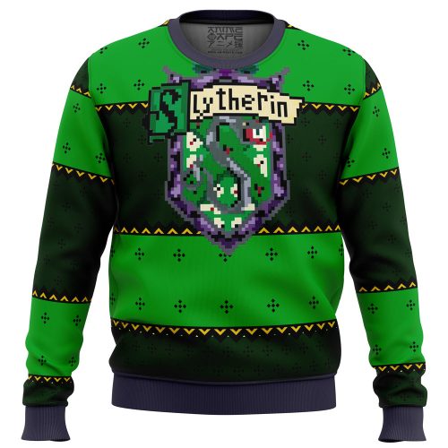Magical Slytherin Ugly Christmas Sweater - Harry Potter Fans Festive Delight