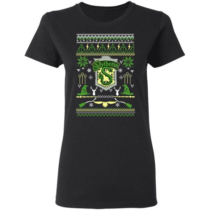 Harry Potter Slytherin Ugly Christmas Sweater, Long Sleeve