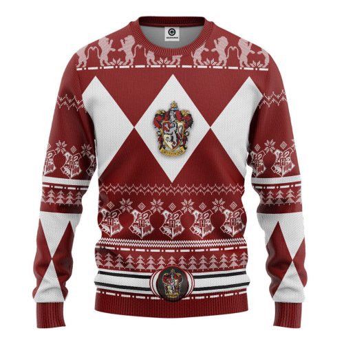 Harry Potter The Movie Gryffindor House Custom Ugly Christmas Sweater