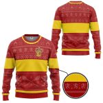 Harry Potter The Movie Gryffindor Ugly Christmas Edition Custom Ugly Sweater