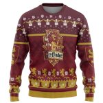 Harry Potter The Movie Gryffindor Ugly Christmas Ver 1 Custom Ugly Sweater