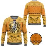 Harry Potter The Movie Hufflepuff Ugly Christmas Ver 2 Custom Ugly Sweater