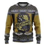 Harry Potter The Movie Hufflepuff Ugly Christmas Ver 3 Custom Ugly Sweater