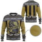 Harry Potter The Movie Hufflepuff Ugly Christmas Ver 3 Custom Ugly Sweater