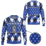 Harry Potter The Movie Ravenclaw Crest Holiday Ugly Christmas Custom Ugly Sweater
