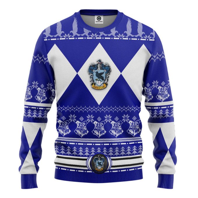 Harry Potter The Movie Ravenclaw House Custom Ugly Christmas Sweater