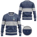 Harry Potter The Movie Ravenclaw Ugly Christmas Edition Custom Ugly Sweater