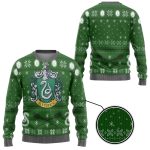 Harry Potter The Movie Slytherin Ugly Christmas Ver 2 Custom Ugly Sweater