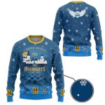 Harry Potter The Movie Would Rather Be At Hogwarts Ugly Christmas Custom Ugly Sweater