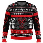 Get Festive with Heartless Christmas: Kingdom Hearts Ugly Sweater Print!