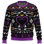 Hearts Kingdom Hearts Ugly Christmas Sweater: Festive and Fun Gaming Apparel