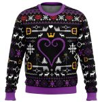 Hearts Kingdom Hearts Ugly Christmas Sweater: Festive & Fun Design for Holiday Celebrations!