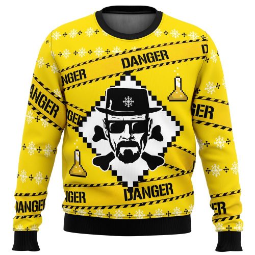 Heisenberg Breaking Bad Christmas Ugly Sweater - Festive Apparel for Fans!