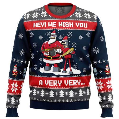 Futurama Ugly Christmas Sweater: Festive & Fun Holiday Apparel