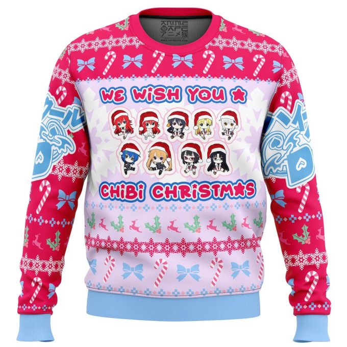 Adorable High School DXD Chibi Girls Ugly Christmas Sweater – Festive Anime Fashion