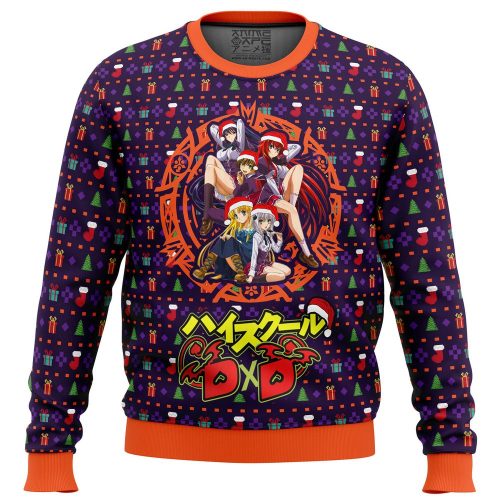 Hilarious High School DXD Ugly Christmas Sweater – Dreaming His Own Harem & More!