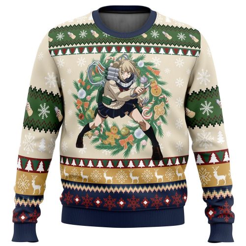 Himiko Toga Christmas Sweater: My Hero Academia Ugly Sweater for Festive Fun!