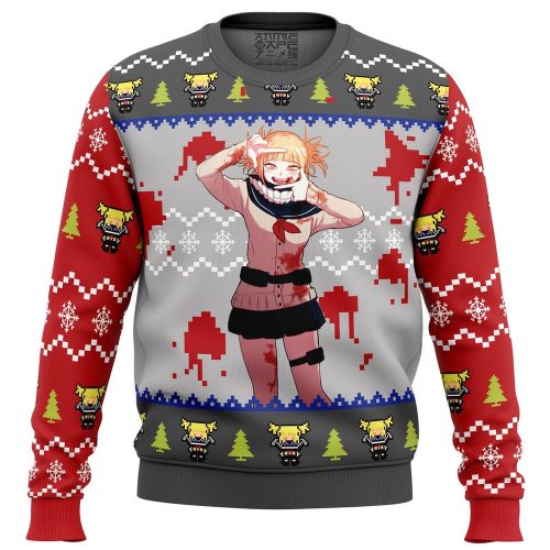 Himiko Toga Ugly Christmas Sweater - My Hero Academia Merch for Festive Fans!