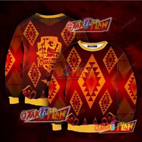 Hogwarts Gryffindor Harry Potter Ugly Christmas Sweater - Show Your House Pride!