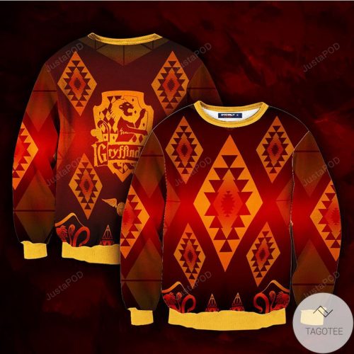 Hogwart Proud To Be A Gryffindor Harry Potter Ugly Christmas Sweater