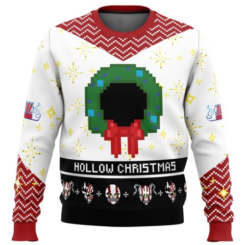 Hollow Ichigo Bleach Ugly Christmas Sweater: Festive Anime Apparel for Fans