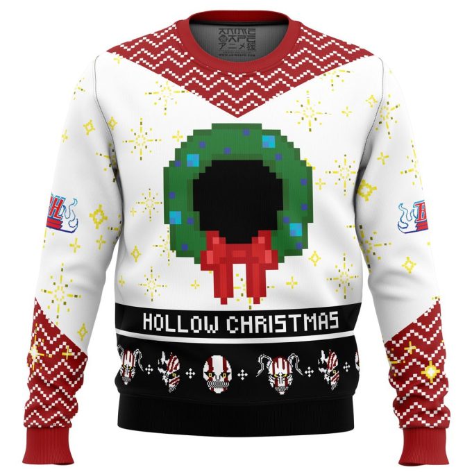 Hollow Ichigo Bleach Ugly Christmas Sweater – Festive Anime Apparel for Cosplay Fans!