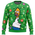Homer Bush Meme Ugly Christmas Sweater: The Simpsons Festive Apparel