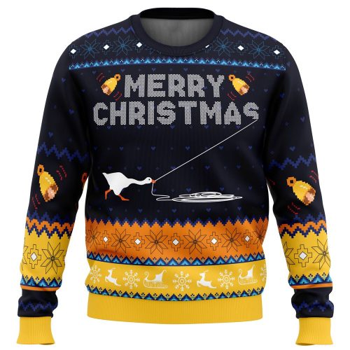 Honked Christmas Untitled Goose Game Ugly Sweater - Festive Fun for Gamers!
