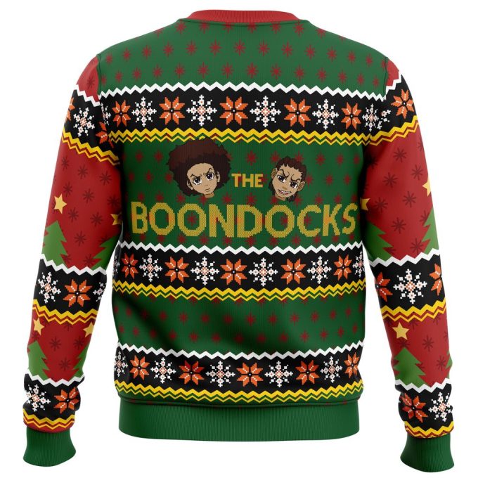 Huey Freeman Boondocks Ugly Christmas Sweater: Festive & Stylish Holiday Apparel