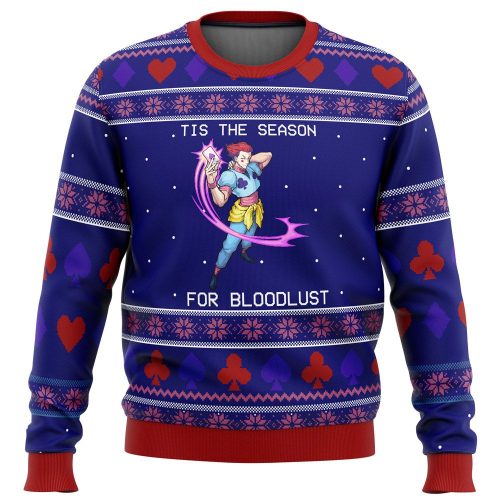 Hisoka Ugly Christmas Sweater: Tis the Season for Bloodlust in Hunter X Hunter