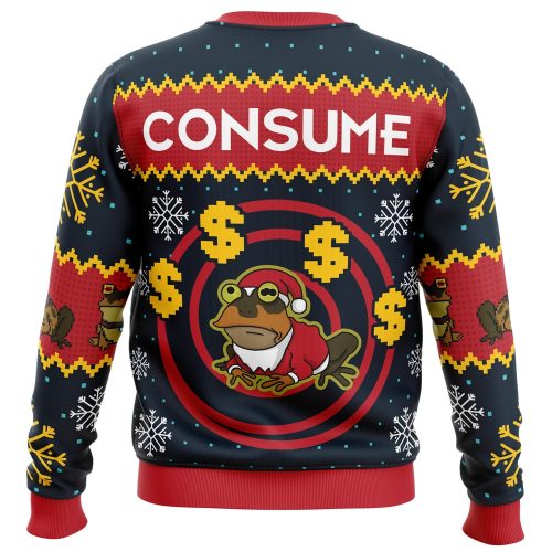 Hypnotoad Consume Futurama Ugly Christmas Sweater – Unique Festive Attire for Fans