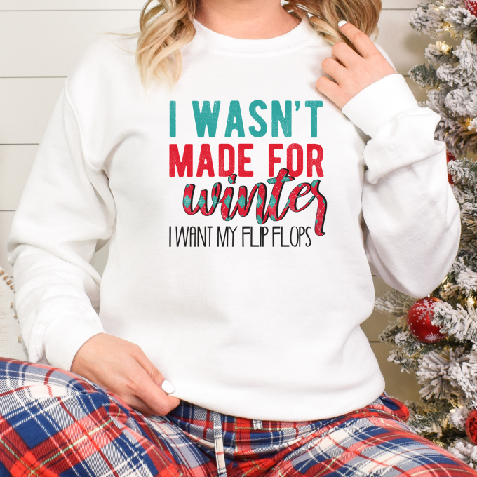 I Want My Flip Flops Ugly Christmas Sweater – Perfect for Winter Haters!