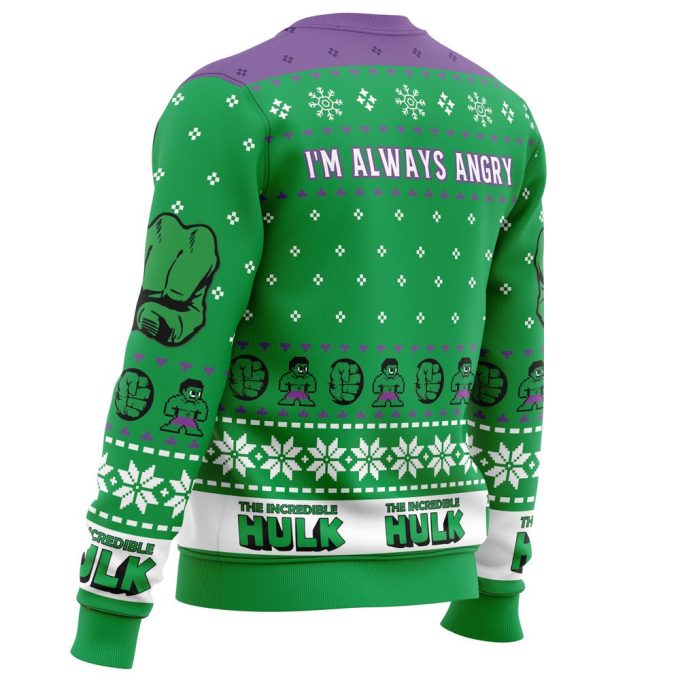 Incredible Hulk Marvel Ugly Christmas Sweater – Embrace Festive Anger!