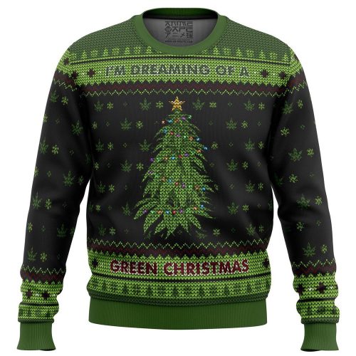 Get Festive with our Green Christmas Ugly Sweater – Perfect for a Stylish Holiday Look!