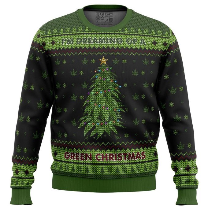 Get Festive with our Green Christmas Ugly Sweater – Perfect for a Stylish Holiday Look!